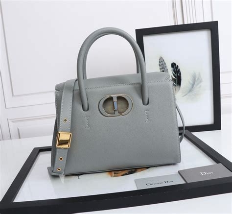 dior st honore bag|Large St Honoré Tote Gray Grained Calfskin .